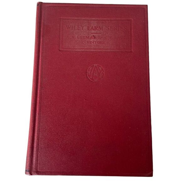 Wiley Farm Series Crop Management & Soil Conservation ( 1946, Hardcover) 4th - Picture 1 of 10